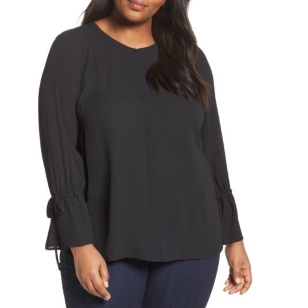 Tie Sleeve Blouse